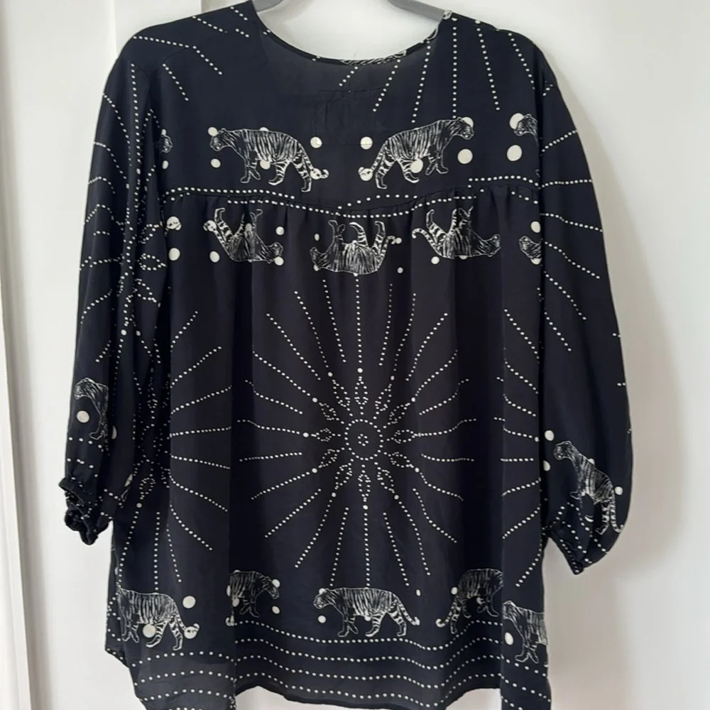 JOHNNY WAS Biya Alisha Blouse Size S_8